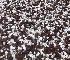 **Decorative Gravel - 20mm Polar Red (Red/White) Chip - Bulk Bag**