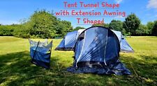Royal Atlanta 8 Berth Tent Carpet Royal Hampton Extension Awing Windbreaker Blue