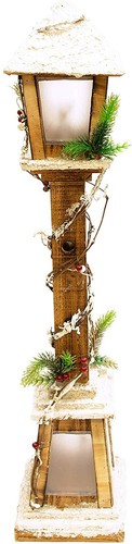 85cm snow topped wooden - topped,
