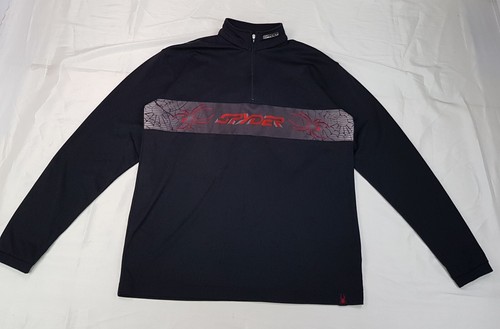 Spyder size mens black ski - m-l,