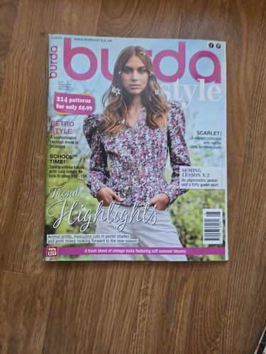 Burda style 2019 sewing - uk, 8/2019