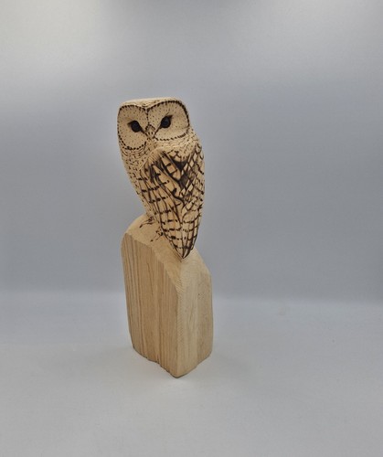 Wooden hand carved pyrography - wooden,