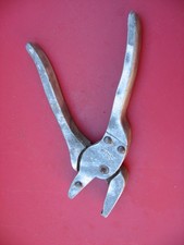 Vintage Blow Lamp Tool holder grips lab glass retort lead window