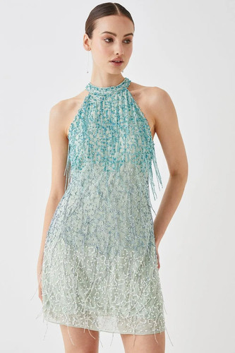 Coast high neck embellished - coast,
