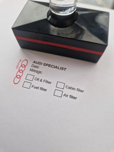 Service stamp audi - service,