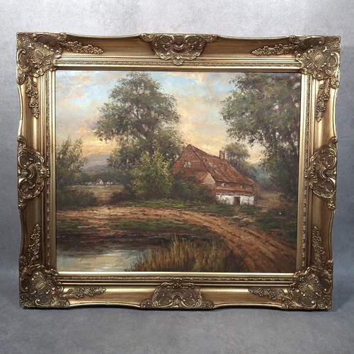 Oil canvas landscape - landscape, painting
