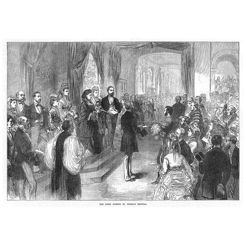 London queen victoria opening - london,