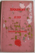 WOLSELEY 6/99 Car Owners