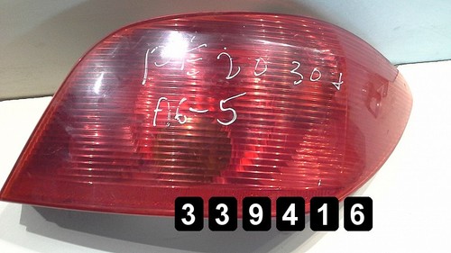 2001 peugeot 307 rear - 307, tail