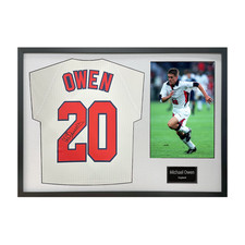 Michael Owen Signed England