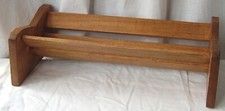 VINTAGE WOODEN BOOK TROUGH