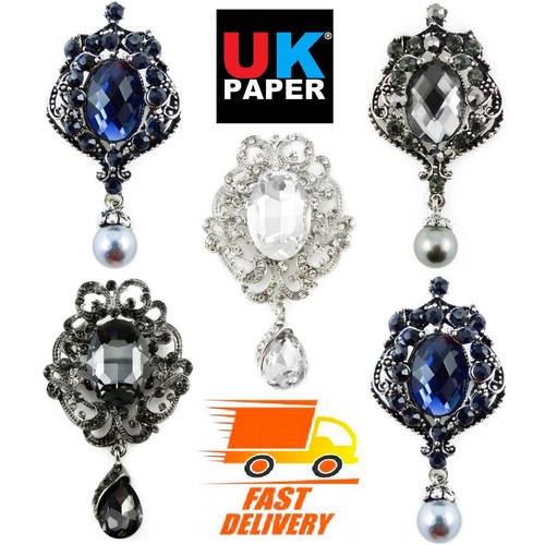 New silver pin back vintage - new,
