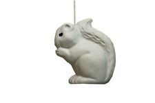 Ceramic White Squirrel Bathroom Light Pull Handle with Cord & Connector