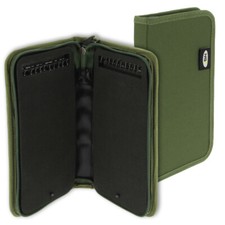 Carp Fishing Tackle Green Stiff Rig Wallet Board 20 Pins Hair Rigs Holder NGT