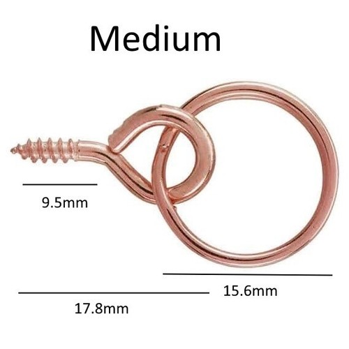 Copper picture screw eye - screw, &