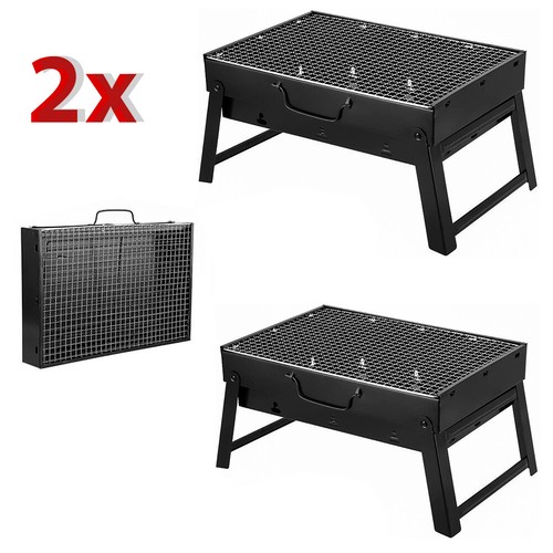 Portable folding charcoal bbq - portable,