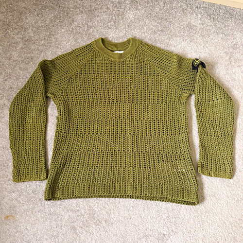 Stone island green open - green, open-knit