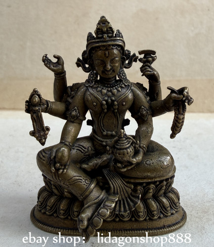 Tibet buddhism brass sit - 2",
