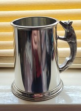 Vintage Sheffield Pewter  Fox