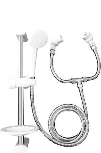 Double tap bath and shower - double,