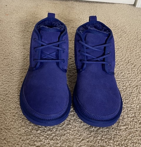 Ugg neumel navy blue - navy, suede
