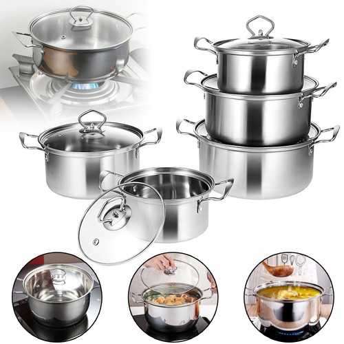 Stainless steel soup pot - 5x,