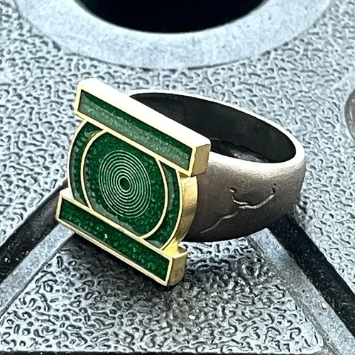 Green lantern ring metal - ring,