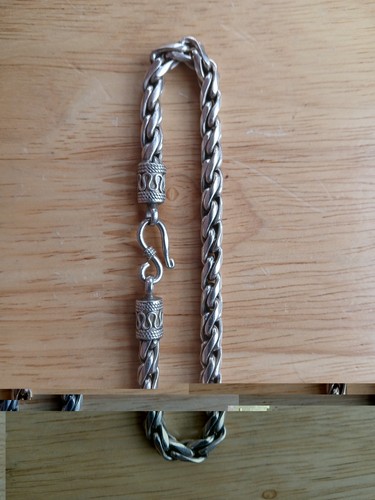 Solid silver bracelet bali - solid,