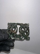 Very Unusual Chinese Jade or Agate Dragon Figure, Qing era, great detail.