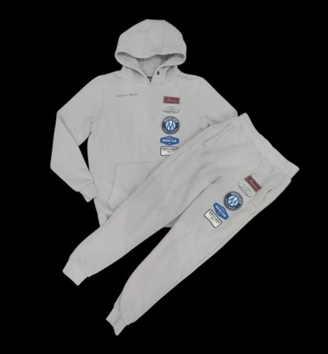 Mercier patch hooded tracksuit - patch,