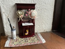 Dolls House Hall Stand 1:12 Scale With Accessories Miniature Furniture