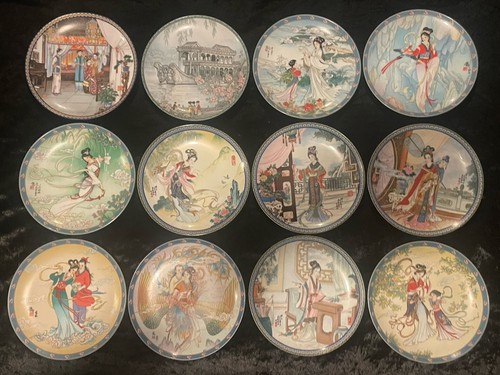 Jingdezhen porcelain plates - porcelain, x