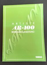 Yamaha Artiste AR100 Organ Manual - German edition
