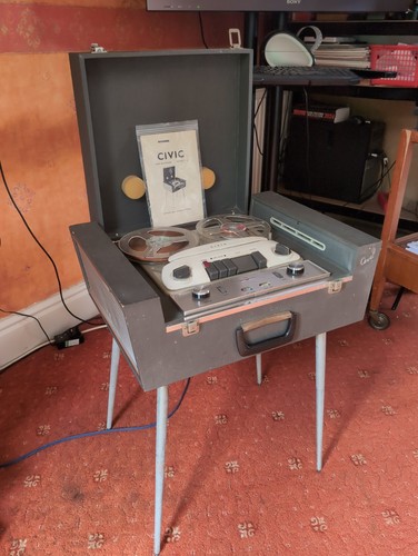 Vintage civic reel - vintage, reel-to-reel