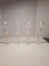 10" TALL FLUTED Wine Glasses