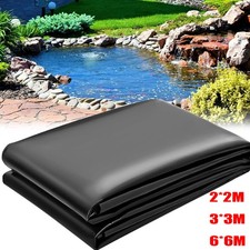 6m x 6m Garden Pond Liner Thick Flexible & Heavy Duty Large Square Fish Pond