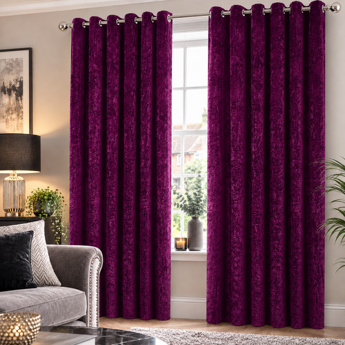 Luxury crushed velvet curtains - luxury,