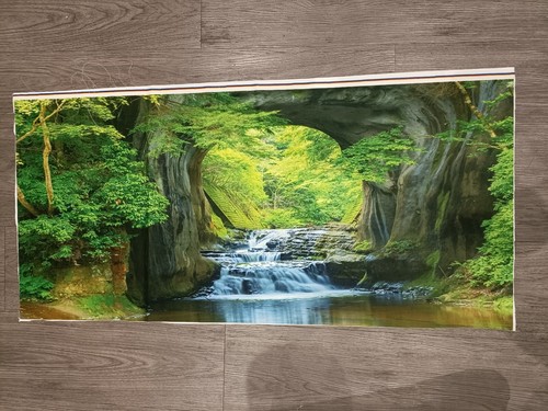 Wall canvas velvet - wall, printed
