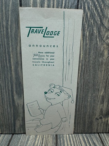 Vintage travelodge brochure - travelodge,