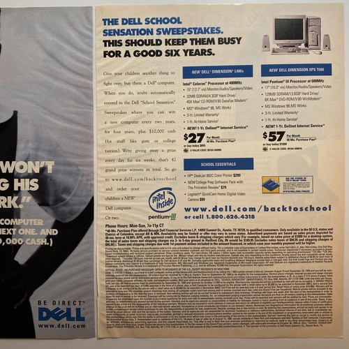 1999 dell dimension desktop - 1999, pc