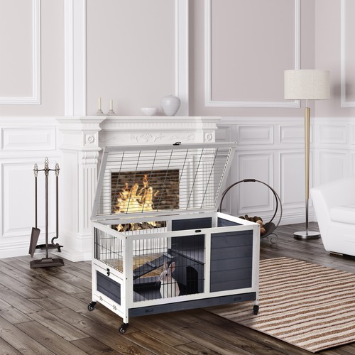 Wooden guinea pig hutch - guinea,