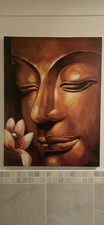 Large Textured Buddha Face