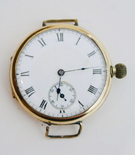 Large gold plated waltham - large,