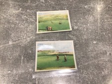 5 Wills golfing cigarette cards