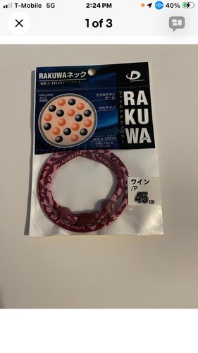 Phiten rakuwa necklace - phiten,