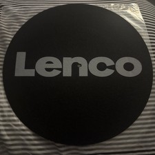 Leno Turntable Official Black Slipmat For Vinyl records - Felt 12inch
