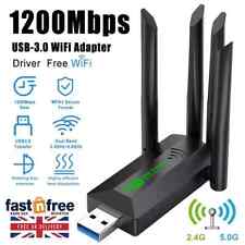 1200Mbps WiFi USB 3.0 Dongle Signal Extender Wireless  Internet Repeater Booster