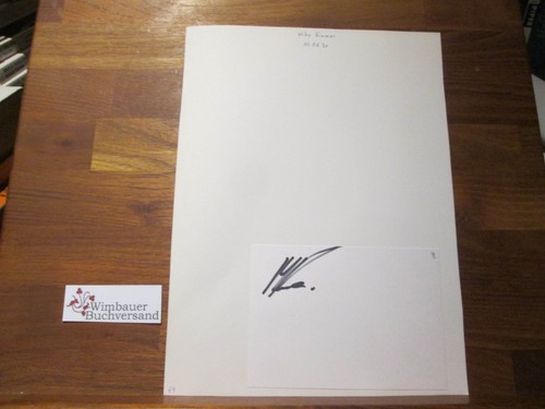 Original autograph mike rimmer - autograph,