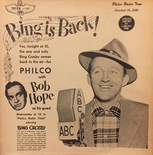 Bing crosby philco radio - crosby,