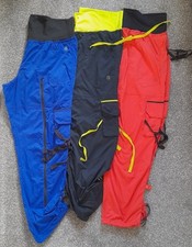 Ladies Zumba Wear Cargo Pants/Trousers, Gym,Dance,Workout,3 Pairs,Size XL, 14-16